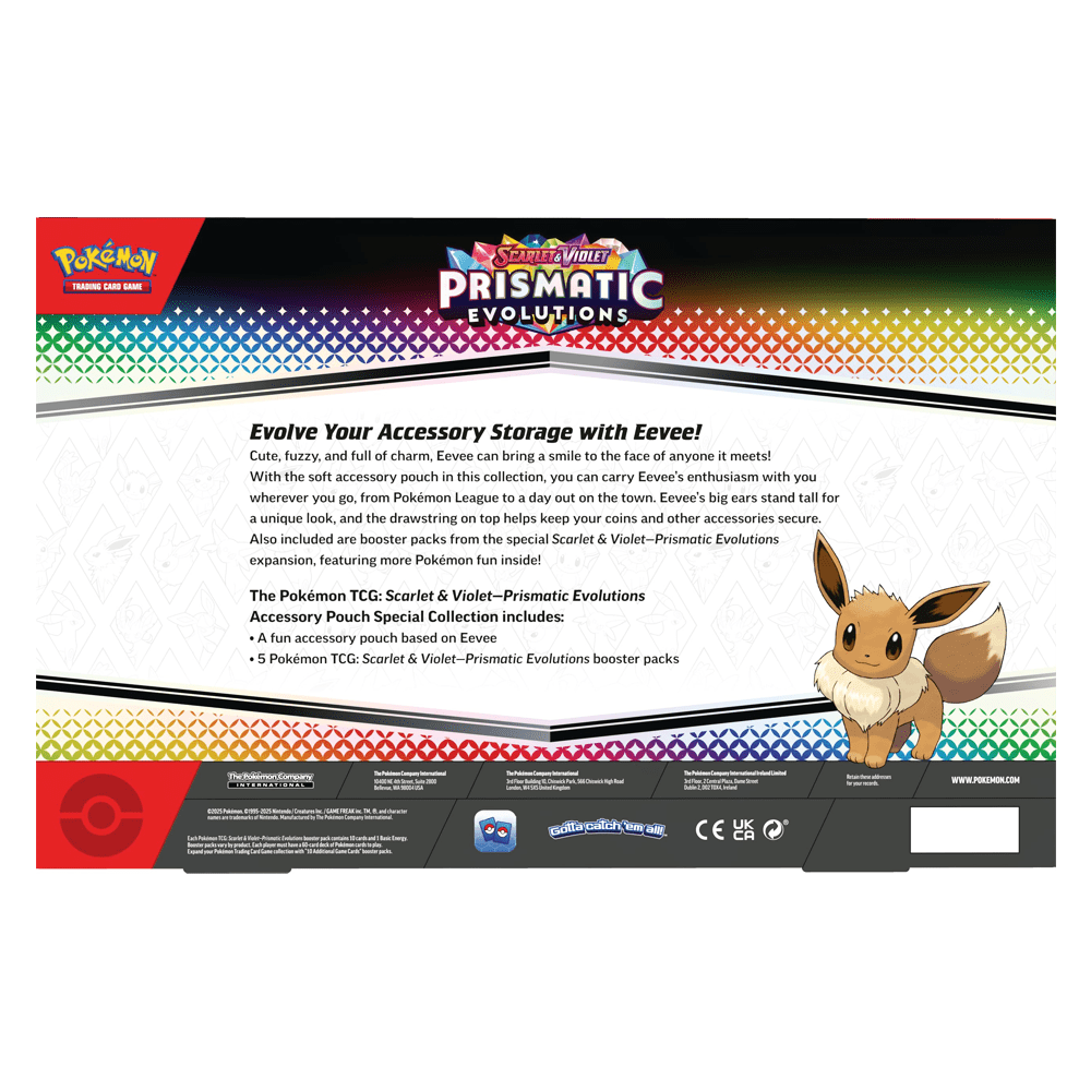 Prismatic Evolutions アクセサリーポーチセット Prismatic Evolutions Accessory Pouch Special Collection