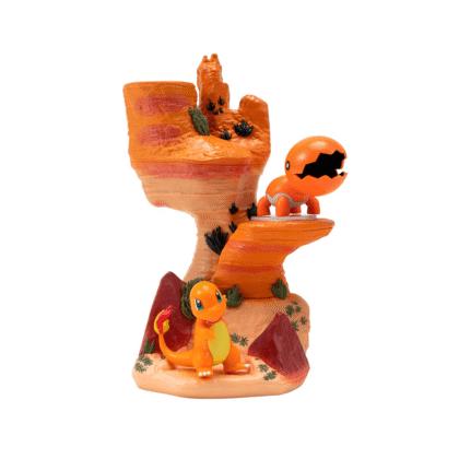Pokémon Diorama - Trapinch & Charmander