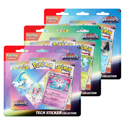 Prismatic Evolutions Tech Sticker Collection