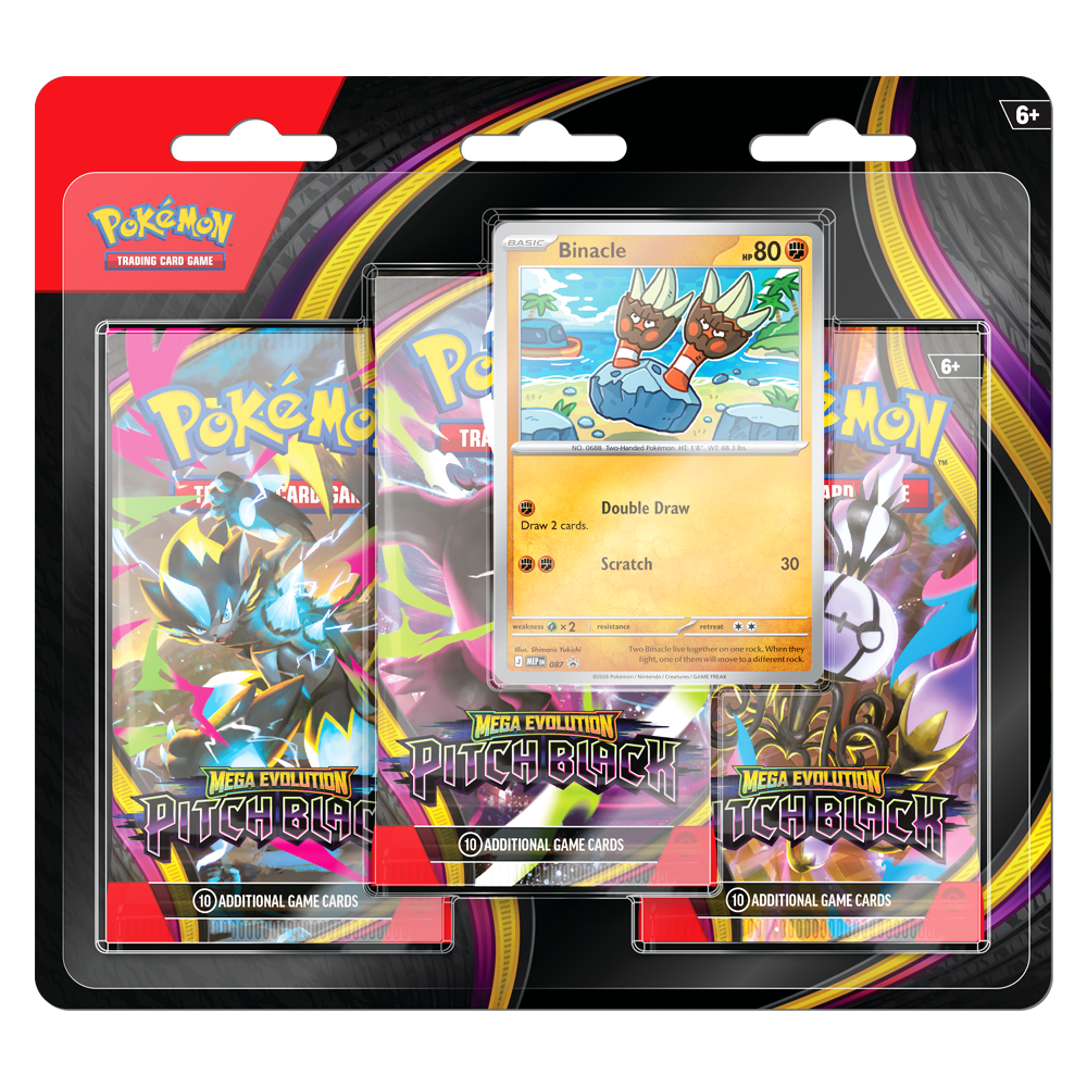 Pitch Black 3-Pack Blister